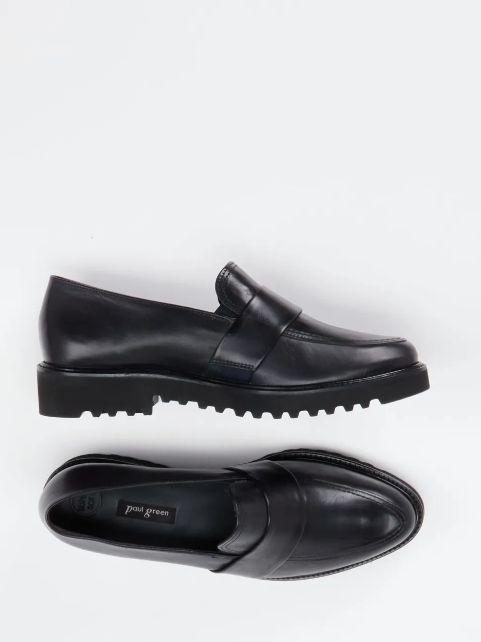 Paul Green – Loafer aus Kalbleder in Blau