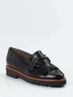 Paul Green – Loafer aus Kalbleder in Schwarz