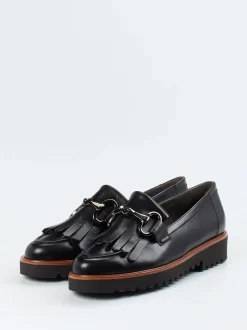 Paul Green – Loafer aus Kalbleder in Schwarz