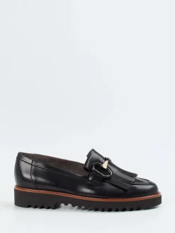 Paul Green – Loafer aus Kalbleder in Schwarz