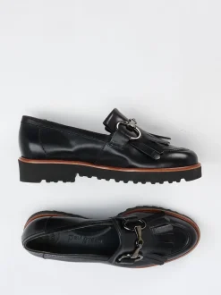 Paul Green – Loafer aus Kalbleder in Schwarz