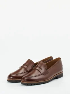 Paul Green – Loafer aus Kalbleder in Braun
