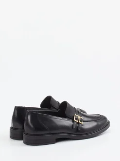 Paul Green – Loafer aus Kalbleder Schwarz