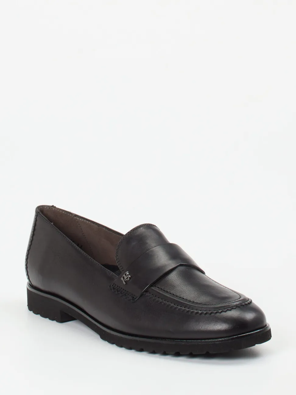 Paul Green – Loafer aus Kalbleder in Schwarz