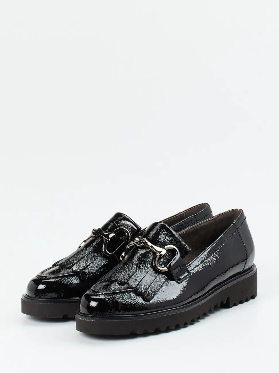 Paul Green – Loafer aus Lackleder in Schwarz