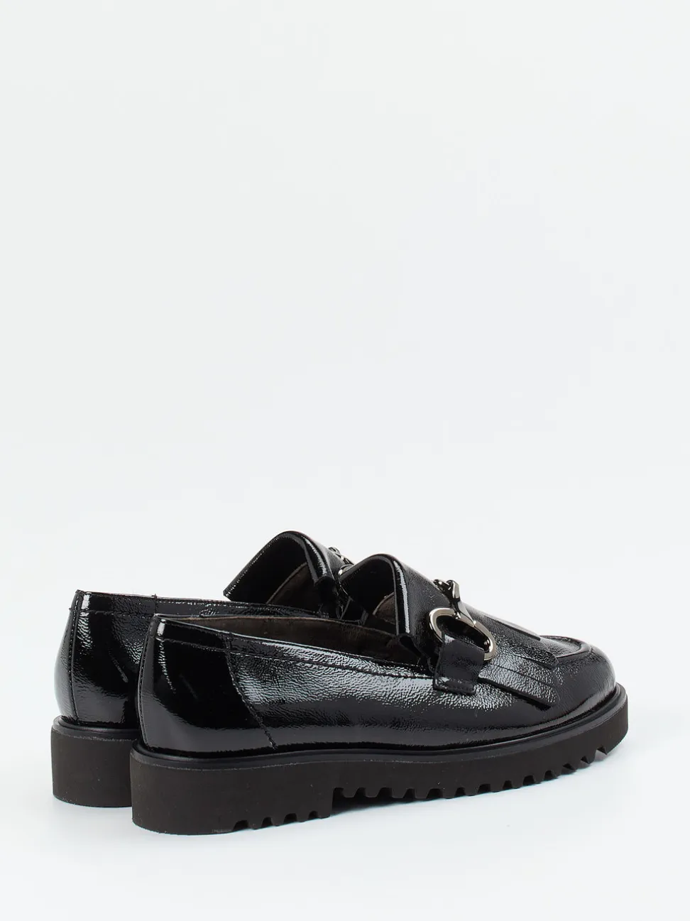 Paul Green – Loafer aus Lackleder in Schwarz