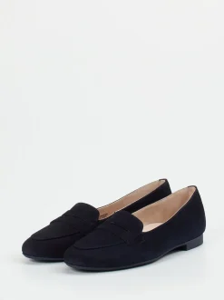 Paul Green – Loafer aus Veloursleder dunkelblau