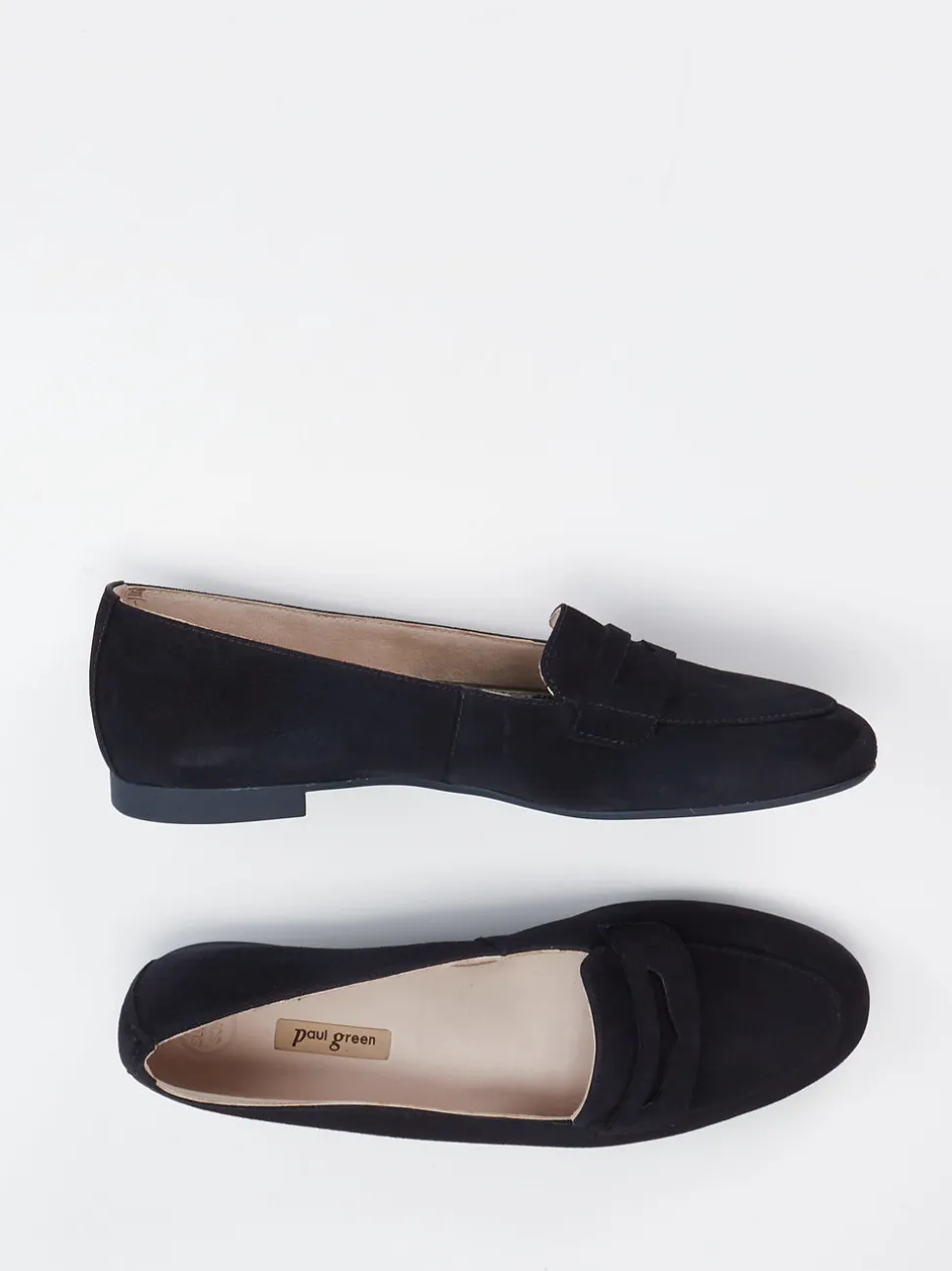 Paul Green – Loafer aus Veloursleder dunkelblau