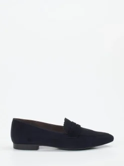 Paul Green – Loafer aus Veloursleder dunkelblau