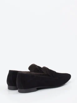 Paul Green – Loafer aus Veloursleder Schwarz