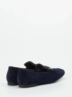 Paul Green – Loafer aus Veloursleder Dunkelblau