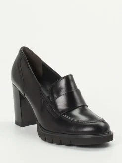 Paul Green – Loafer mit Blockabsatz aus Kalbleder