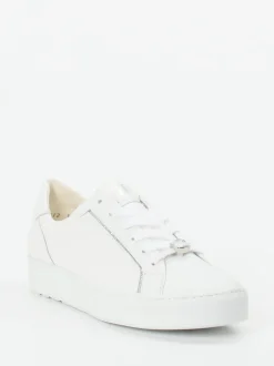 Paul Green – Low-Top Sneaker aus Kalbleder weiß