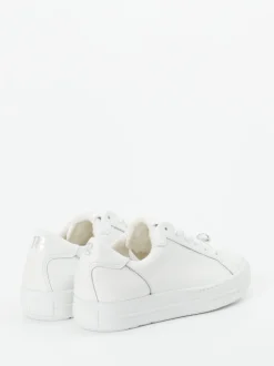 Paul Green – Low-Top Sneaker aus Kalbleder weiß