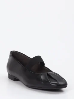 Paul Green – Mary Jane Ballerinas aus Lammleder schwarz