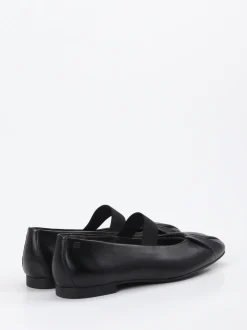 Paul Green – Mary Jane Ballerinas aus Lammleder schwarz