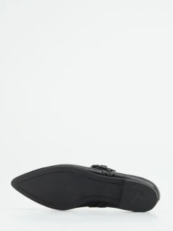 Paul Green – Mary Jane Flats aus Kalbleder Schwarz
