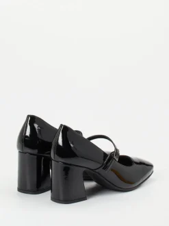 Paul Green – Mary Jane Pumps aus Lackleder schwarz