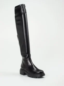Paul Green – Overknee-Stiefel aus Lammleder schwarz