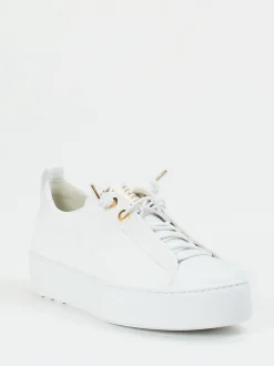 Paul Green – Plateau-Sneaker aus Kalbleder Weiß