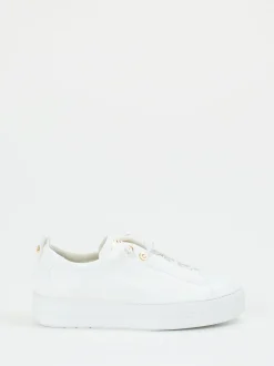 Paul Green – Plateau-Sneaker aus Kalbleder Weiß