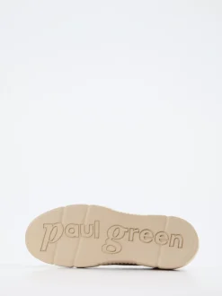 Paul Green – Plateau-Sneaker aus Kalbleder in Beige