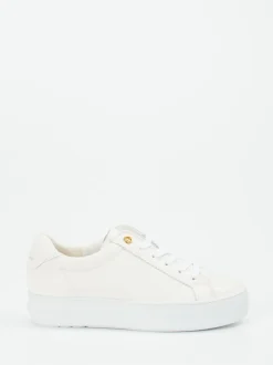 Paul Green – Plateau-Sneaker aus Kalbleder Off-White