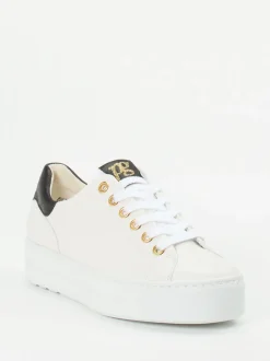 Paul Green – Plateau-Sneaker aus Kalbleder Weiß