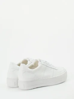 Paul Green – Plateau-Sneaker aus Kalbleder Weiß