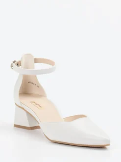 Paul Green – Pumps aus Lammleder Off-White