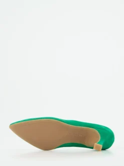 Paul Green – Pumps aus Veloursleder smaragdgrün