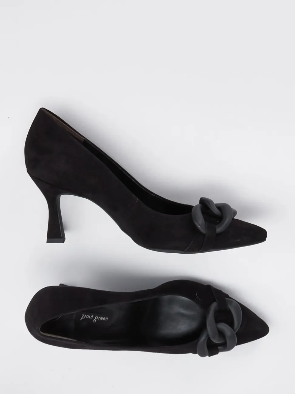 Paul Green – Pumps aus Veloursleder in Schwarz