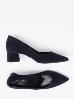 Paul Green – Pumps aus Veloursleder dunkelblau