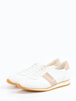 Paul Green – Retro-Sneaker aus Leder in Weiß
