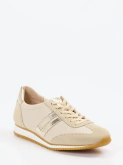 Paul Green – Retro-Sneaker aus Leder in Beige