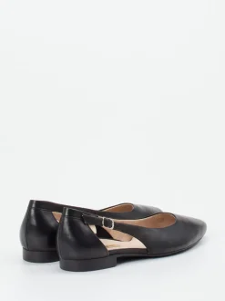 Paul Green – Slingback-Ballerinas aus Kalbleder Schwarz