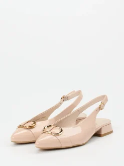 Paul Green – Slingpumps aus Lackleder in Rosébeige