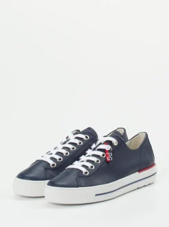 Paul Green – Sneaker aus Kalbleder in Marineblau