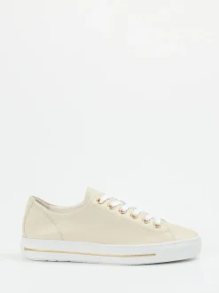 Paul Green – Sneaker aus Kalbleder in Beige