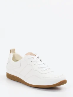 Paul Green – Sneaker aus Kalbleder Weiß