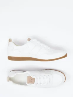 Paul Green – Sneaker aus Kalbleder Weiß
