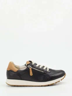 Paul Green – Sneaker aus Kalbleder in Schwarz