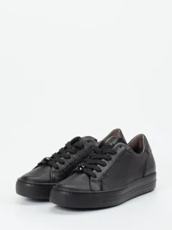 Paul Green – Sneaker aus Kalbleder Schwarz