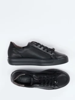 Paul Green – Sneaker aus Kalbleder Schwarz