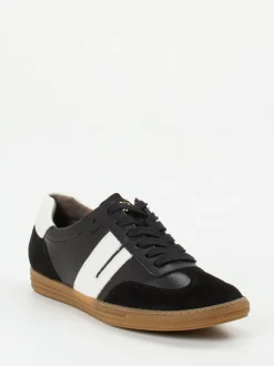 Paul Green – Sneaker aus Kalbleder in Schwarz