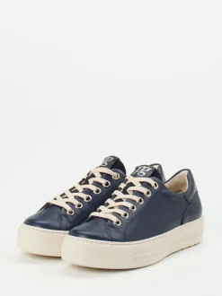 Paul Green – Sneaker aus Kalbleder Dunkelblau