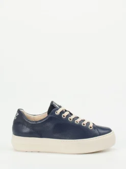 Paul Green – Sneaker aus Kalbleder Dunkelblau