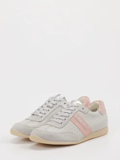 Paul Green – Sneaker aus Ledermix in Offwhite