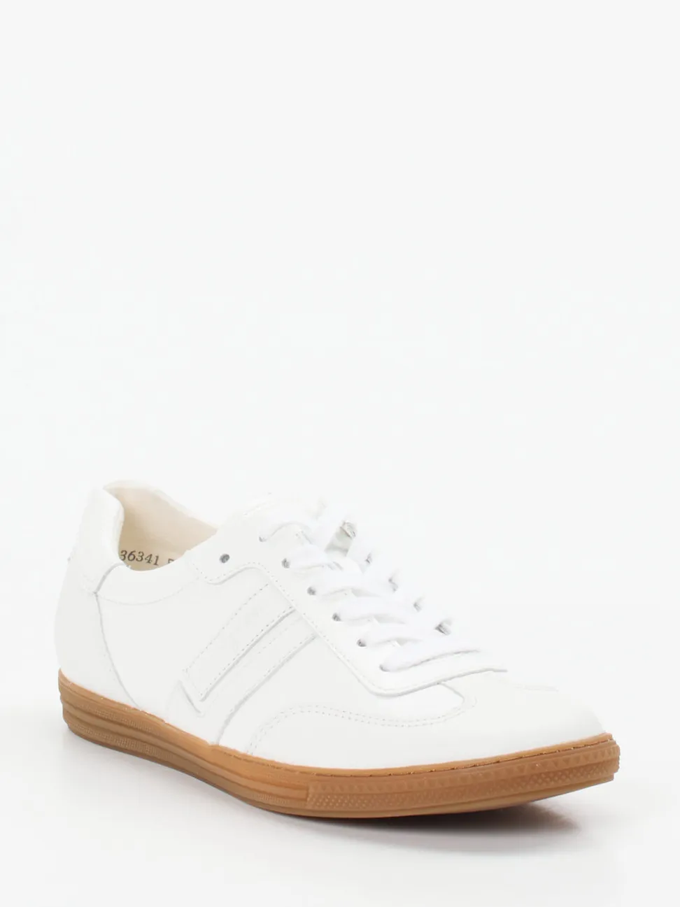 Paul Green – Sneaker aus Lackleder in Weiß