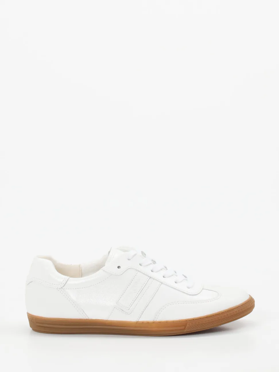 Paul Green – Sneaker aus Lackleder in Weiß